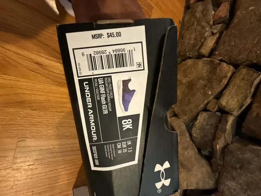 Under Armour Kids GINF Flash GLTR Preschool Running Shoes